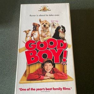 Good Boy vHS movie, rover is about to take over
